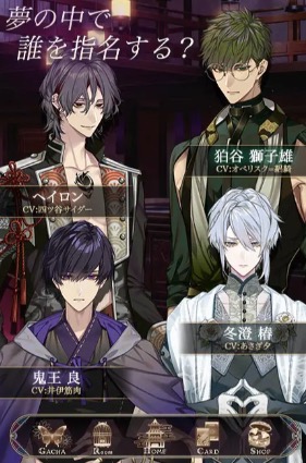 夢幻楼と眠れぬ蝶-裏- キャラクター