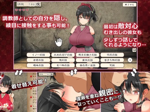 忍堕とし 調教画面